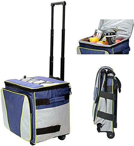 VULLDWS Warenkorb, Trolley Faltbar - Große Kapazität Cover