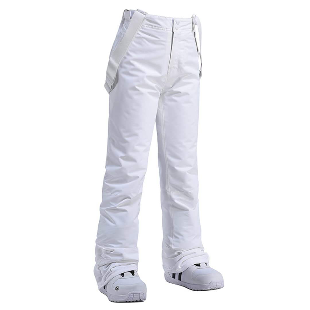 Outdoor-Skihose für Herren, 35 Grad, Übergröße, elastische Taille, für Herren, Winter, Skaten, Skifahren, Outdoor, Skihose für Damen, Rosa, Größe S