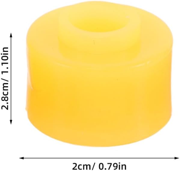 10pcs Rubber Shock Absorbers Bushing Kit for Car and Truck Suspension Repair, 1.1x0.79' Anti-vibration Soundproofing Strut Mount Cushion Sleeves