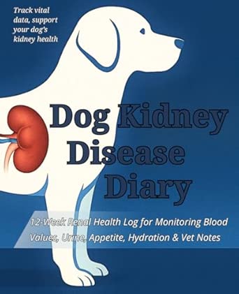 Picture of Dog Kidney Disease Diary: 12-Week Renal Health Log for Monitoring Blood ...
