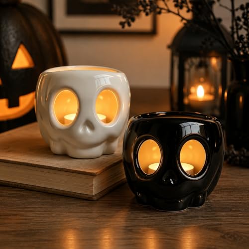 Halloween Decorations Indoor - Skull Candle...