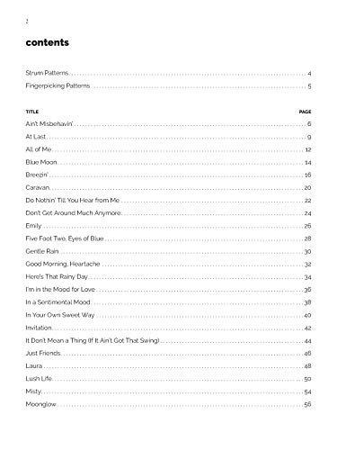 Alfred's Easy Guitar Songs -- Standards & Jazz: 50 Classics from the Great American Songbook