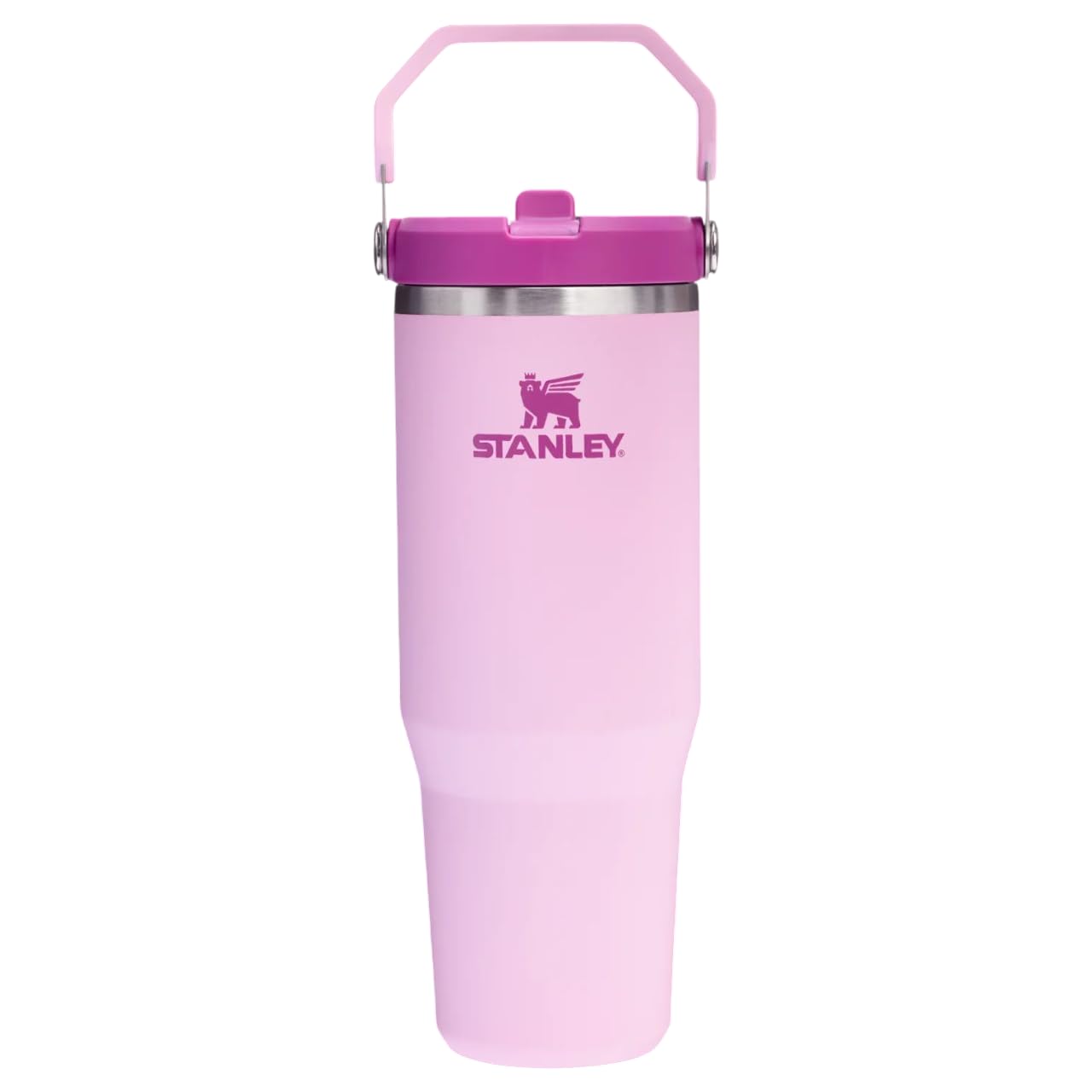 Stanley Ice Flow GO 890ml/30oz Flip Straw Wtr Btl Cherry Blossom