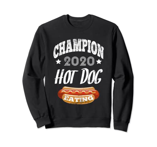 Champion 2020 Hot dog mangeant un cadeau amusant pour les amateurs de hot dogs Sweatshirt