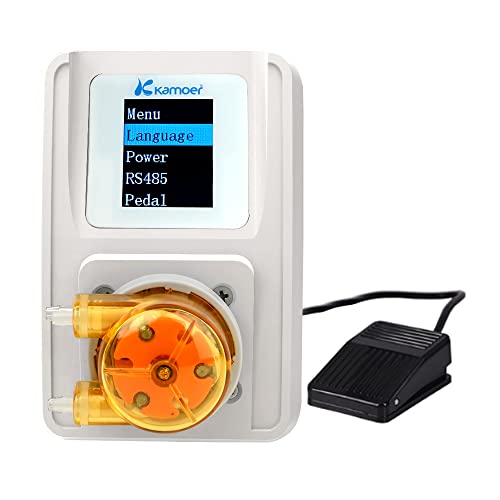 Image of Kamoer M1-STP Intelligent peristaltic Pump 24V Stepper Motor Adjustable programmable Low Flow Liquid | Stepper Motor Adjustable Programmable Liquid Dosing Pump with Control for Laboratory Aquarium