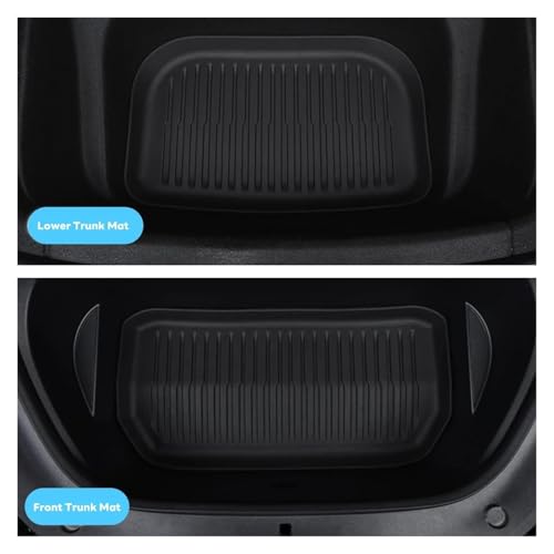 Tapis de sol Tesla Model Y 2025 anti-salissure protection coffre TPE étanche - 6