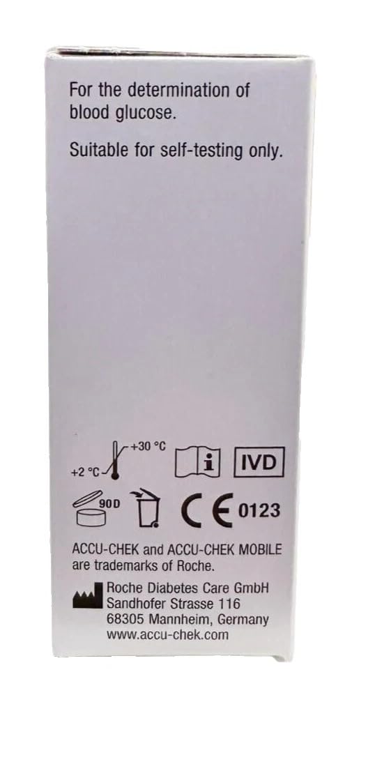Accu-Chek - Cassetta per prova mobile, confezione da 100