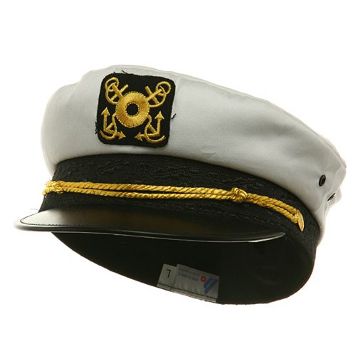Cotton Captain Cap-Embroidered Captain W39S24C