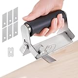 Upgraded Edge Banding Trimmer Stainless Steel Edge Banding Cutter Veneer Edge Trimmer for Woodworking Heavty Duty Edge Banding Trimming Tool for Wood, Veneer, PVC, ABS