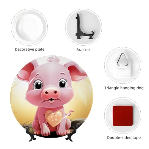 Décoration murale assiette décorative en porcelaine anglaise 25,4 cm