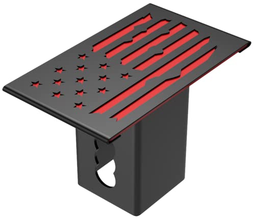 Toeasyty Heavy American Flag Metal Trailer Hitch Cover For 2 Inch Receivers,Tow Hitch Covers 2 Inch For Truck Accessories(With 5/8-Inch Pin Diameter Trailer Hitch Lock) #TOP5