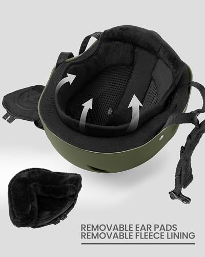 Image of OutdoorMaster Kelvin Ski Helmet - Snowboard Helmet for Men, Women & Youth (Green,S) | Ski & Snowboard Use,Fits Men,Women & Youth,ASTM Certified Impact Protection,Adjustable Ventilation
