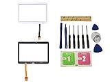 Flügel pour Samsung Galaxy Tab 4 10.1 SM T530 SM T531 SM T533 SM T535 Ecran Vitre Tactile Blanc Touch Screen Digitizer (Non LCD) de Remplacement & Outils