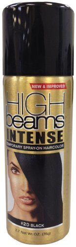 High Beams Spray Temporal para Cabello #20 Negro 2.7 oz Pack 2 miniatura 1