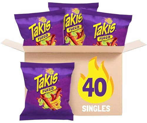 Takis Fuego 40 Count Snack Size Multipack - Extreme...