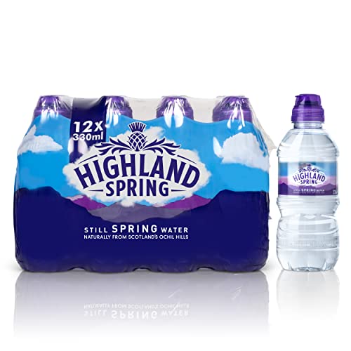 Highland Spring Still Spring Water Handy Bottles, 12 x 330ml Highland Spring Still Spring Water Handy Bottles, 12 x 330ml