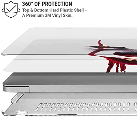 Skinit Case + Skin Compatible with MacBook Pro 16in (2019-20) - Officially Licensed Warner Bros Pennywise Bloody Design