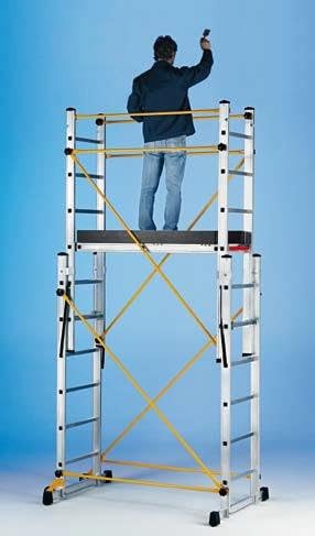 Aluminium scaffolding Aluminium TELESCOPICO