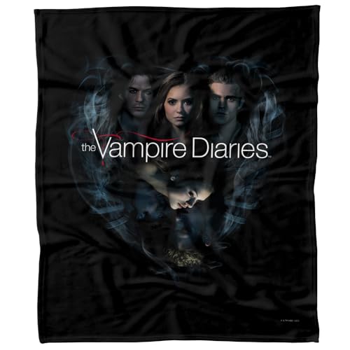 LOGOVISION Vampire Diaries Hearts Desire Fleece Blanket 50 x 60 Hearts Desire