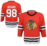 Outerstuff Connor Bedard #98 Youth Boys Player Replica Jersey - (8-20) (US, Alpha, Large, X-Large, Regular, Home - Red)