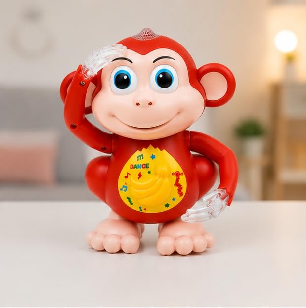 Musical Dancing Monkey Toy | Light & Sound Interactive Toy for Boys and Girls | Educational Fun Toy-image-43