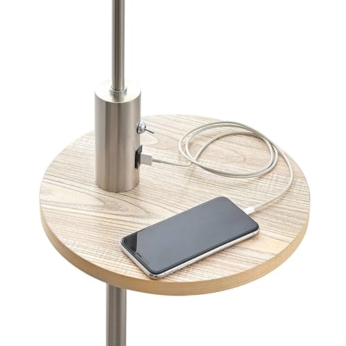 Lampadaire E27 avec chargeur USB intégré pour salon - 6