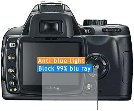 Vaxson 3 Unidades Protector de Pantalla Anti Luz Azul, compatible con Nikon digital SLR camera D40 [No Vidrio Templado ] Nuevo Película Protectora Film Guard
