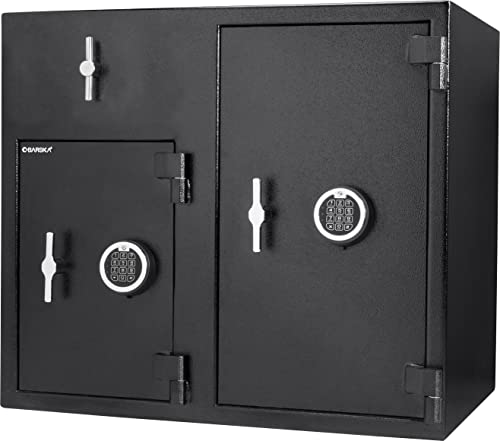 BARSKA Large Digital Depository Safe with Drop Slot – Solid Steel...