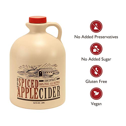 Mountain Cider Spiced Apple Cider Concentrate | Pack of 2 Jugs, 64 fl oz Each (128 Servings) + FREE Pump | 100% Natural, No Sugar Added, No Preservatives, Gluten Free | Holiday & Entertaining Bundle image 4