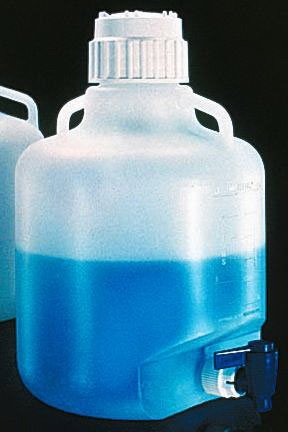 Nalgene LDPE Round Carboys with Spigots, Capacity: 1 gal.