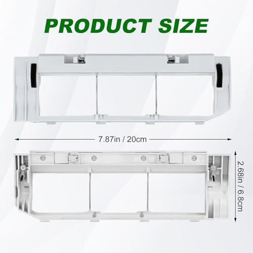 Image of Main Brush Guards Back Cover for Roborock E4, E5, S4, S5, S6, S5 Max, S6 Max Vacuum(White)
