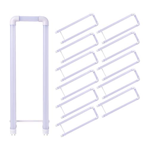 One-Day Sale: Up to 50% Off WAHADI T8 U Bend LED Tube Light,LED U Shaped Bulb,2FT 24W(50W Equivalent),6000K Daylight White,2640LM,Single&Dual-End Powered,Ballast Bypass,Frosted Cover,Fluorescent Light Tube Replacement (12 Pack) One-Day Sale: Up to 50% Off WAHADI T8 U Bend LED Tube Light,LED U Shaped Bulb,2FT 24W(50W Equivalent),6000K Daylight White,2640LM,Single&Dual-End Powered,Ballast Bypass,Frosted Cover,Fluorescent Light Tube Replacement (12 Pack)