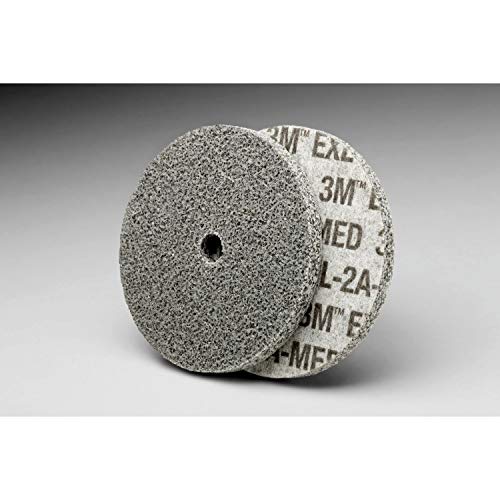 Scotch-Brite EXL Unitized Wheel, 3 in x 1/2 in x 1/4 in 2A MED, 20 per case