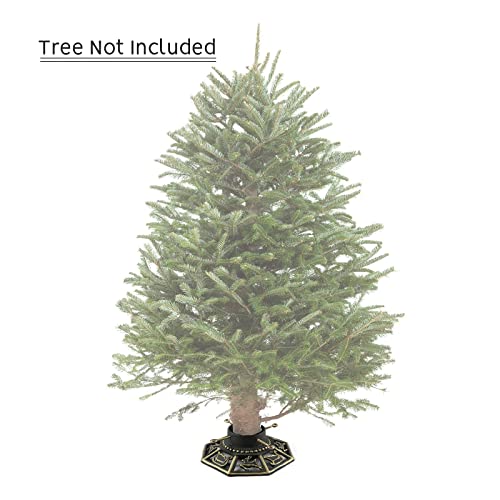 Ventray Christmas Tree Stand With Water Reservoir,13.39X13.39X5.51 Inches,Classic Heavy Duty Universal Xmas Tree Artificial Trunks Stand Pine Tree Base Holder For Real Trees,Octagon #TOP2