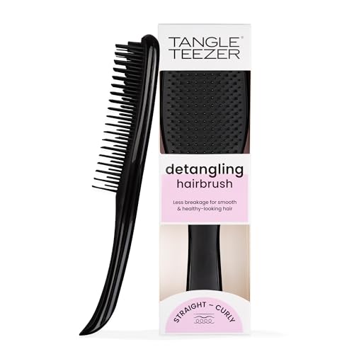 Tangle Teezer Ultimate Detangler Brosse à Cheveux Démêlante pour Cheveux Secs et Mouillés, Picots à Deux Niveaux, Réduit la Casse et Élimine les Nœuds,...