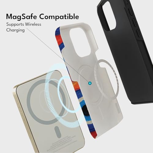 Image of MILLION CASES Back Cover Case for iPhone 15 Pro Scratch Resistant Anti-Slip Polycarbonate Shockproof Protective Durable Nebula Eyes Crystal Case for Men & Boys