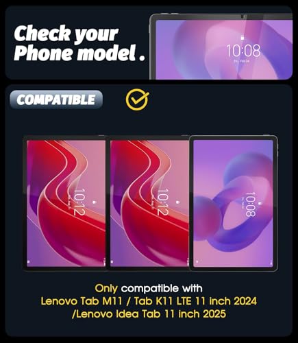 Image of Matte Screen Guard Compatible With Lenovo Idea Tab 2025 / Tab K11 Gen 2 / Tab M11 / K11 2024 (11 Inch Tablet) Flexible Anti Glare Matte Screenguard Not a Tempered Glass Screen Protector