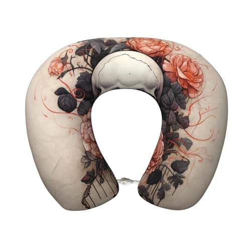 Almohada de viaje espuma viscoelástica 30 cm x 25 cm miniatura 1