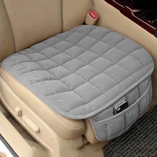 Image of Comfortable Ultra-Soft Memory Foam Car Seat Cover with Non-Slip Grip and Storage Pouch - Universal Fit, Car Seat Cover