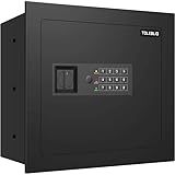 Electronic Flat Wall Safes Between the Studs Fireproof with Digital Keypad, Hidden Safe for Your...