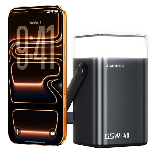 65W 40000mAh Power Bank Charger for MacBook, iPhone, Laptop