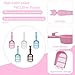RUIAN 5Pcs Cat Little Scoop Pet Kitty Litter Scooper with Durable ABS Plastic Litter Scoop