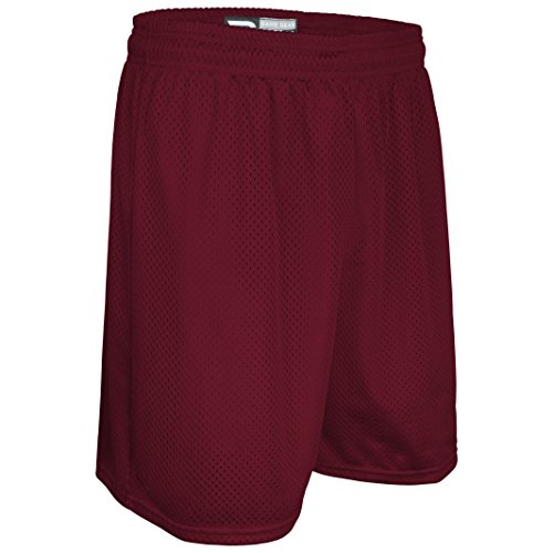 Game Gear Unisex Mesh Shorts for Basketball, Running, Cycling, and Sports AP-6479 Cardinal