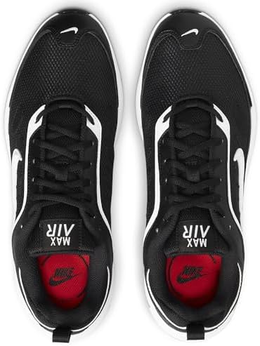 NIKE Women's Running Shoes Sneaker, Black White Black Bright Crimson, 12 | Image 4