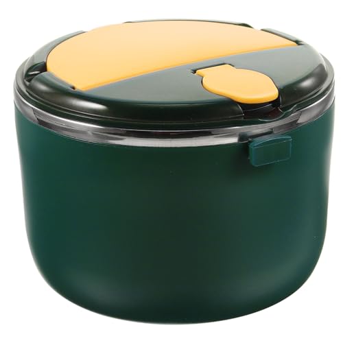 Cabilock 1Set Insulated Ramen Bowl with Tableware Versatile Rice Bowl for Instant Noodles Comfortable Handle Elegant Design and Easy Storage