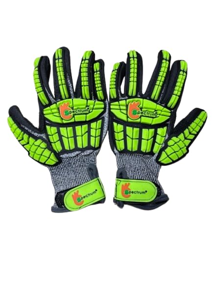 TK CHOLA Impact-Resistant Work Gloves, 13-Gauge UHMWPE Fiber Blend, Sandy Nitrile Coated, Cut-Resistant, High-Impact Protection, Industrial Safety-image-37