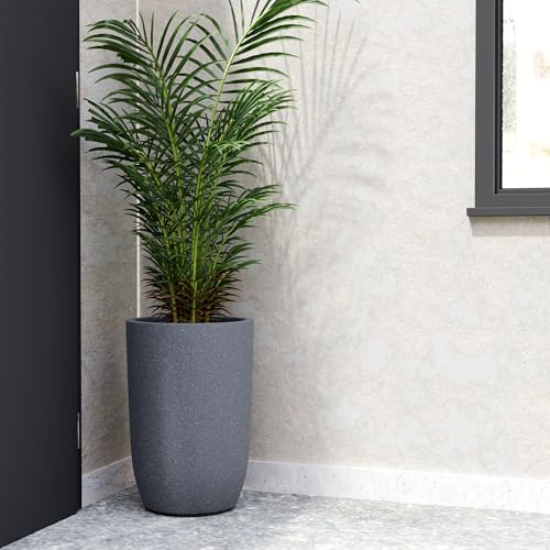 Image of YUCCABE ITALIA FOXB TPC 18 INCH Pots for Plants Highly Durable Polymers Lightweight Indoor Outdoor Plant Pots, Flower Pot Gamla Tree Planter Container Planters for Living Room, Balcony, Garden