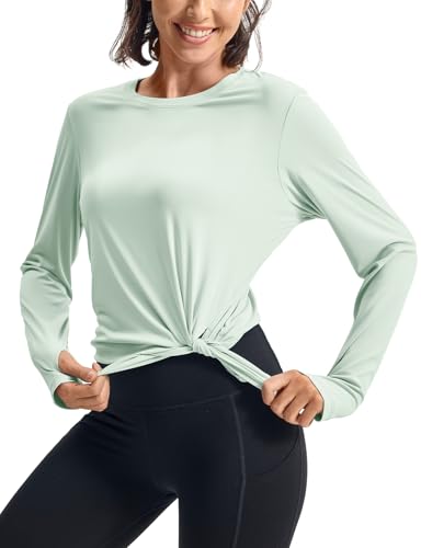 Rdruko Women's Sun Shirt Long Sleeve UPF 50+ UV Rash Guard Workout Outdoor Gym Hiking Tops with Thumbholes