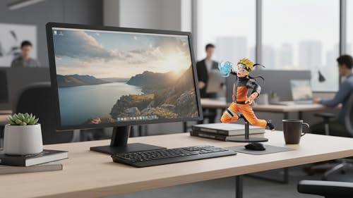 Image of Awestuffs Large Action Figure Limited Edition for Car Dashboard, Decoration, Cake, Office Desk & Study Table (Nin-ja)