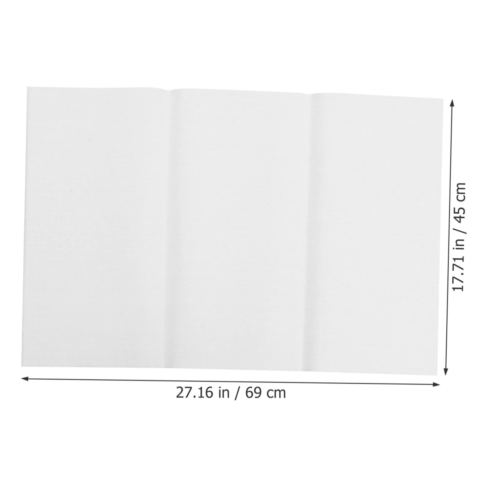 Papier à Dessin pour Calligraphie, 100 Feuilles Blanches Rectangulaires